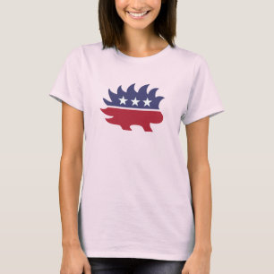 Libertärer Stachelschwein - - T-Shirt