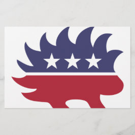 Libertarian Party Porcupine Symbol Briefpapier
