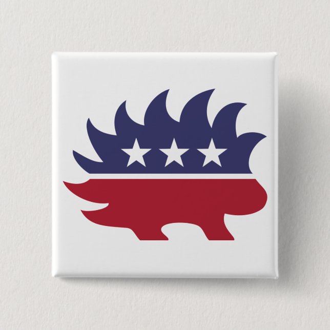 Libertarian Party Porcupine Symbol Button (Vorderseite)