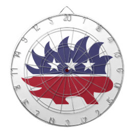 Libertarian Party Porcupine Symbol Dartscheibe