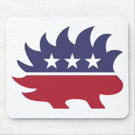 Libertarian Party Porcupine Symbol Mousepad
