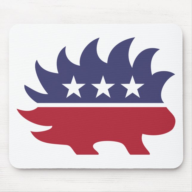 Libertarian Party Porcupine Symbol Mousepad (Vorne)