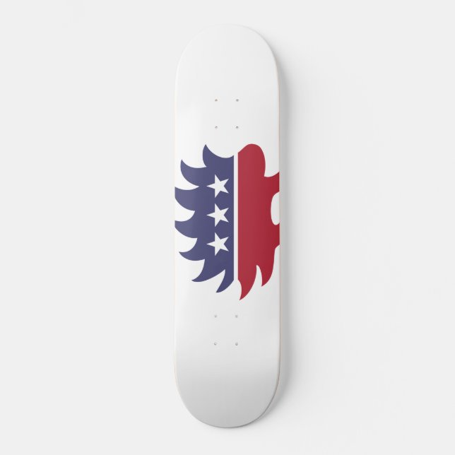 Libertarian Party Porcupine Symbol Skateboard (Vorderseite)