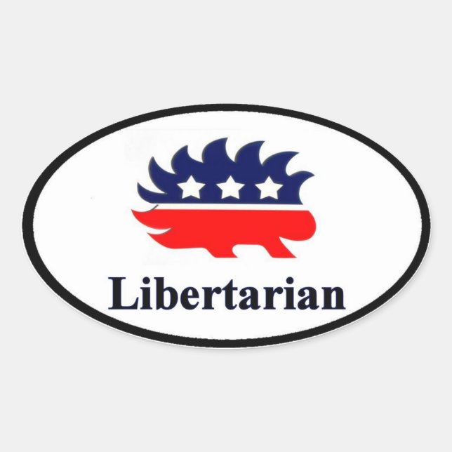 Libertarian Sticker (Vorderseite)