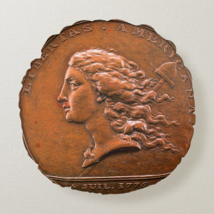 Libertas Americana, Frankreich, 1782 Throw Kissen