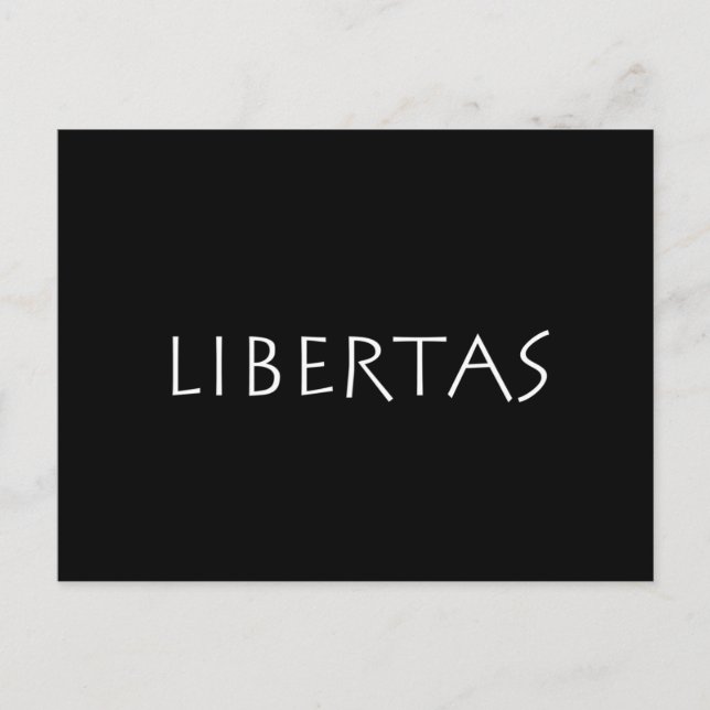 Libertas Postkarte (Vorderseite)