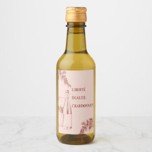 Liberté Égalité Chardonnay Der Mensch und die Wein Weinetikett