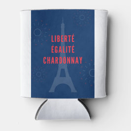 Liberté Égalité Chardonnay Funny Eiffel Tower Dosenkühler