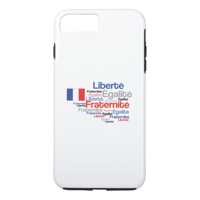 Liberté, Égalité, Fraternité - französische Case-Mate iPhone Hülle (Rückseite)