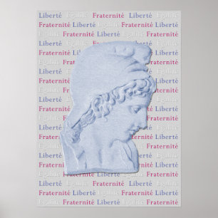 Liberté, Egalité, Fraternité französisches Poster