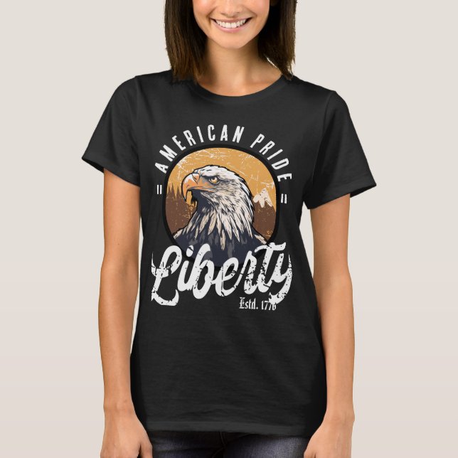 Liberty American Pride Eagle T-Shirt (Vorderseite)