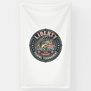 Liberty Angel-Fischturnier Patriotisch Patriotisch Banner