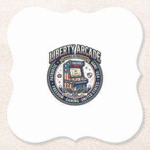 Liberty Arcade Patriotischer Patriotischer Arcade- Untersetzer