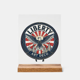 Liberty Aviator Patriotisch Patriotische Luftfahrt Acrylschild