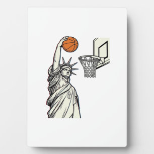 Liberty Basketball Dunk Vintage Gravur Design_1 Fotoplatte