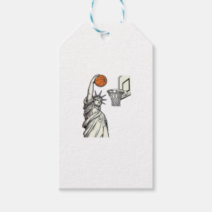 Liberty Basketball Dunk Vintage Gravur Design_1 Geschenkanhänger