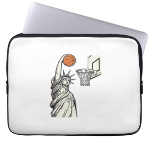 Liberty Basketball Dunk Vintage Gravur Design_1 Laptopschutzhülle
