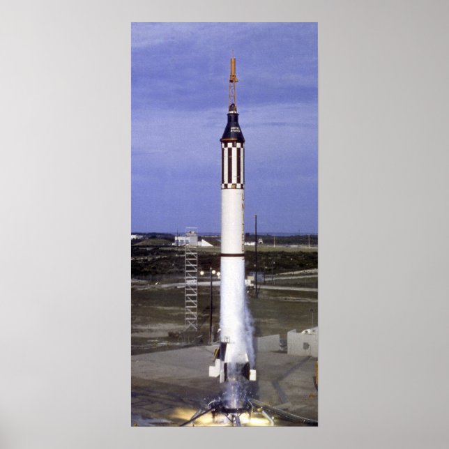Liberty Bell 7 (Mercury Redstone 4) Start Poster (Vorne)