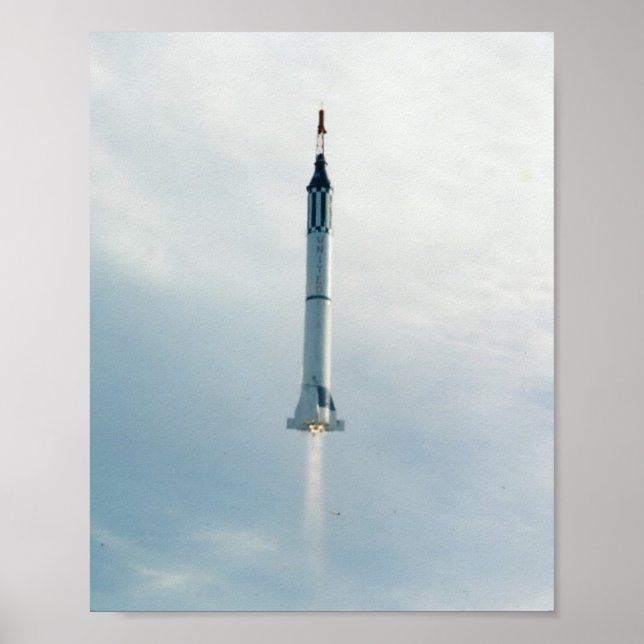 Liberty Bell 7 (Mercury Redstone 4) Start Poster (Vorne)