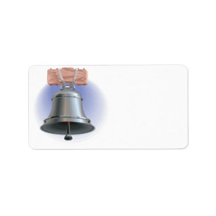 Liberty Bell Adressaufkleber