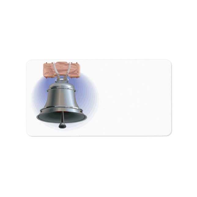 Liberty Bell Adressaufkleber (Vorne)