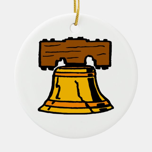 Liberty Bell Keramikornament (Vorne)