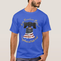 Liberty Bell mit amerikanischer Flagge - Freiheits