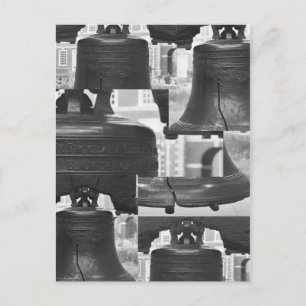 Liberty Bell Montage Postkarte