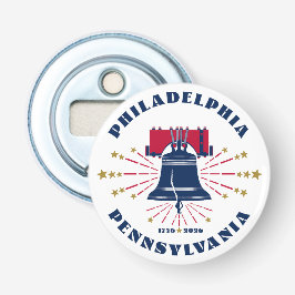 Liberty Bell Patriotic Button Flaschenöffner