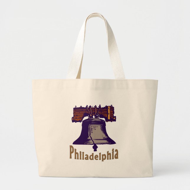 Liberty Bell Philadelphia Jumbo Stoffbeutel (Vorne)