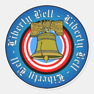 Liberty Bell Runder Aufkleber