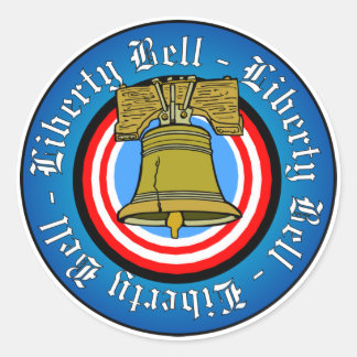 Liberty Bell Runder Aufkleber