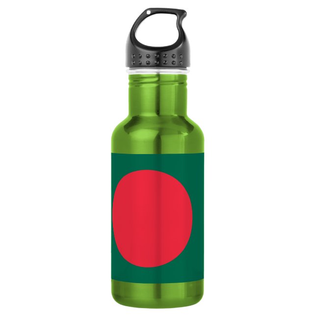 Liberty Bottle mit Flagge von Bangladesch Edelstahlflasche (Vorderseite)