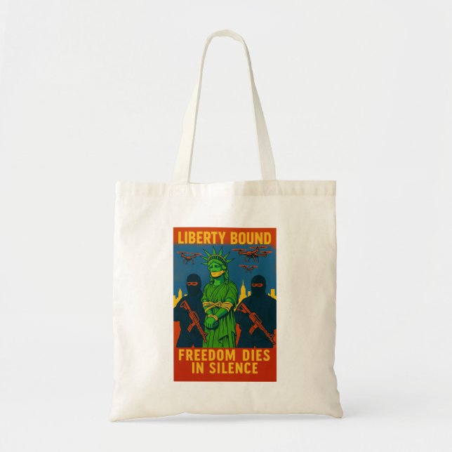 Liberty Bound - Canvas-Tasche Tragetasche (Vorne)