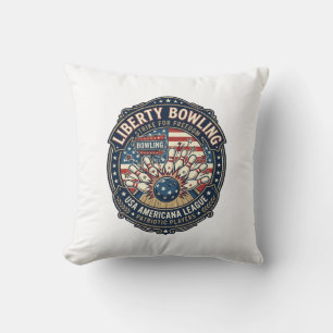 Liberty Bowling Patriotisch Patriotisches Bowling Kissen