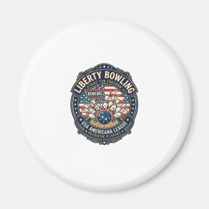 Liberty Bowling Patriotisch Patriotisches Bowling Magnet