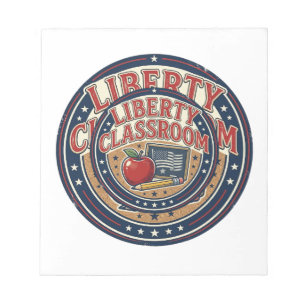 Liberty Classroom Patriotischer Patriotischer Lehr Notizblock