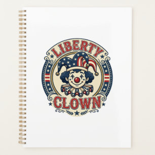 Liberty Clown Patriotischer Patriotischer Clowncor Planer