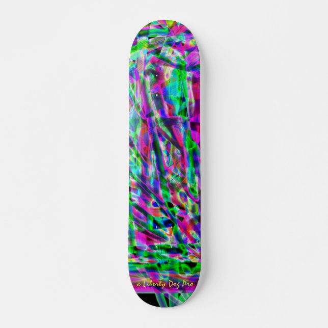LIBERTY DOG PRO SHREDDER - SKATEBOARDS - NEON (Vorne)
