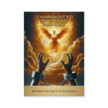 Liberty Dove - 2. Korinther 3:17 KJV Karton