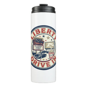 Liberty Drive In Patriotisches Patriotisches Drive Thermosbecher