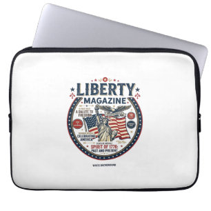 Liberty Eis Am Stiel Patriotisch Patriotisches Eis Laptopschutzhülle