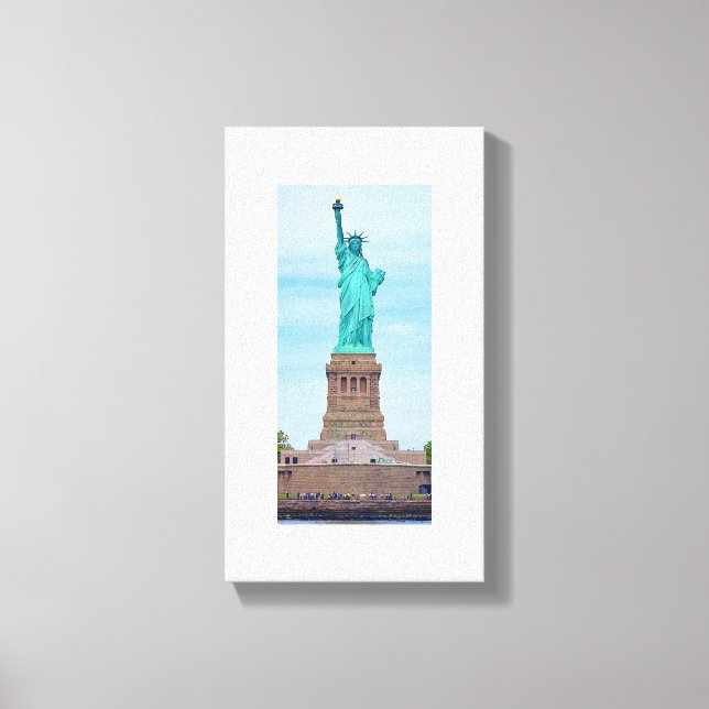 Liberty Enlightening the World Lazarus Poem Canvas Leinwanddruck (Vorderseite)