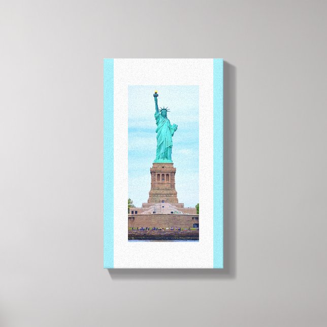 Liberty Enlightening the World Lazarus Poem Canvas Leinwanddruck (Vorderseite)