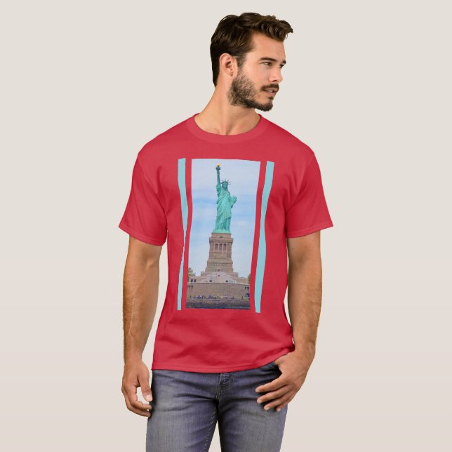 Liberty Enlightening the World Lazarus Poem T-Shirt (Vorne ganz)