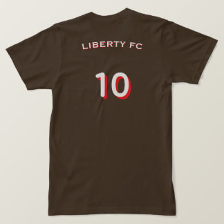 Liberty FC Navy Star Tee Premium USA Football-Shir