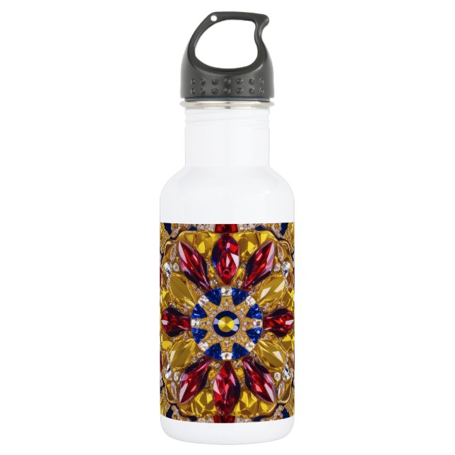 Liberty Flasche Kolumbien Farben Edelstahlflasche (Vorderseite)