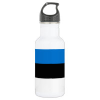 Liberty Flasche mit der Flagge Estlands
