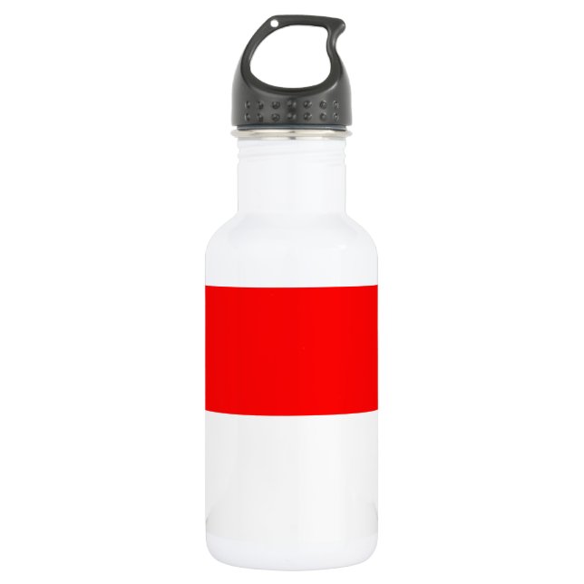 Liberty Flasche mit Flagge Indonesiens Edelstahlflasche (Vorderseite)
