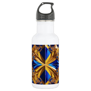 Liberty Flasche Schweden Farben Edelstahlflasche
